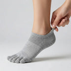 Calcetines tobilleros invisibles cinco dedos